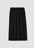 Stretch Jersey Knit A-Line Skirt