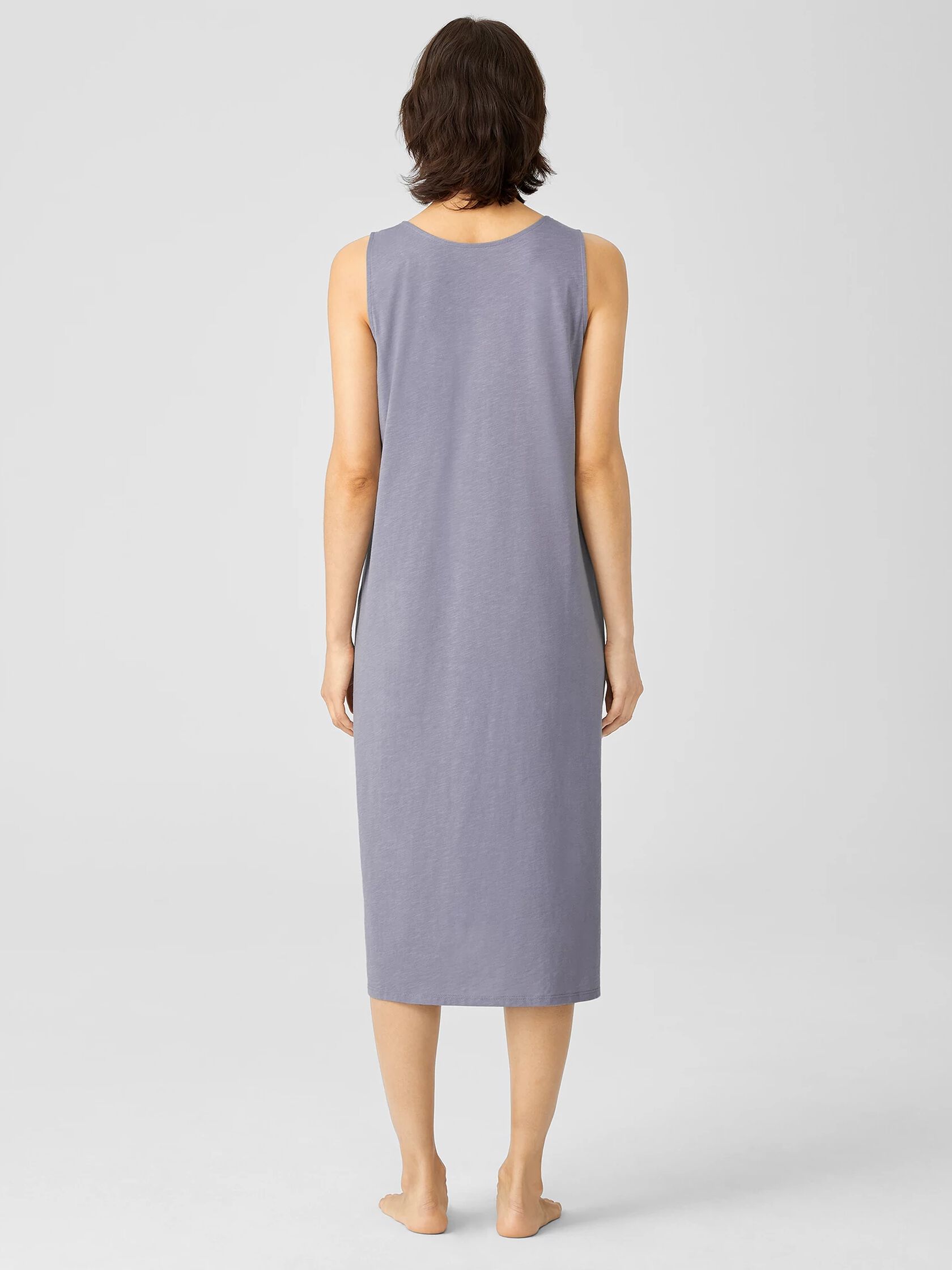 Organic Cotton Slub Jersey Tank Dress