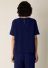 Organic Cotton Doubleweave Round Neck Top