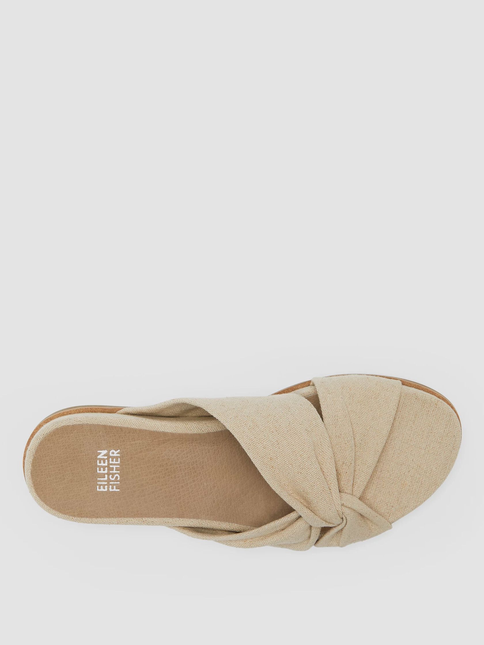 Dello Linen Wedge Sandal