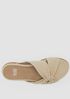 Dello Linen Wedge Sandal