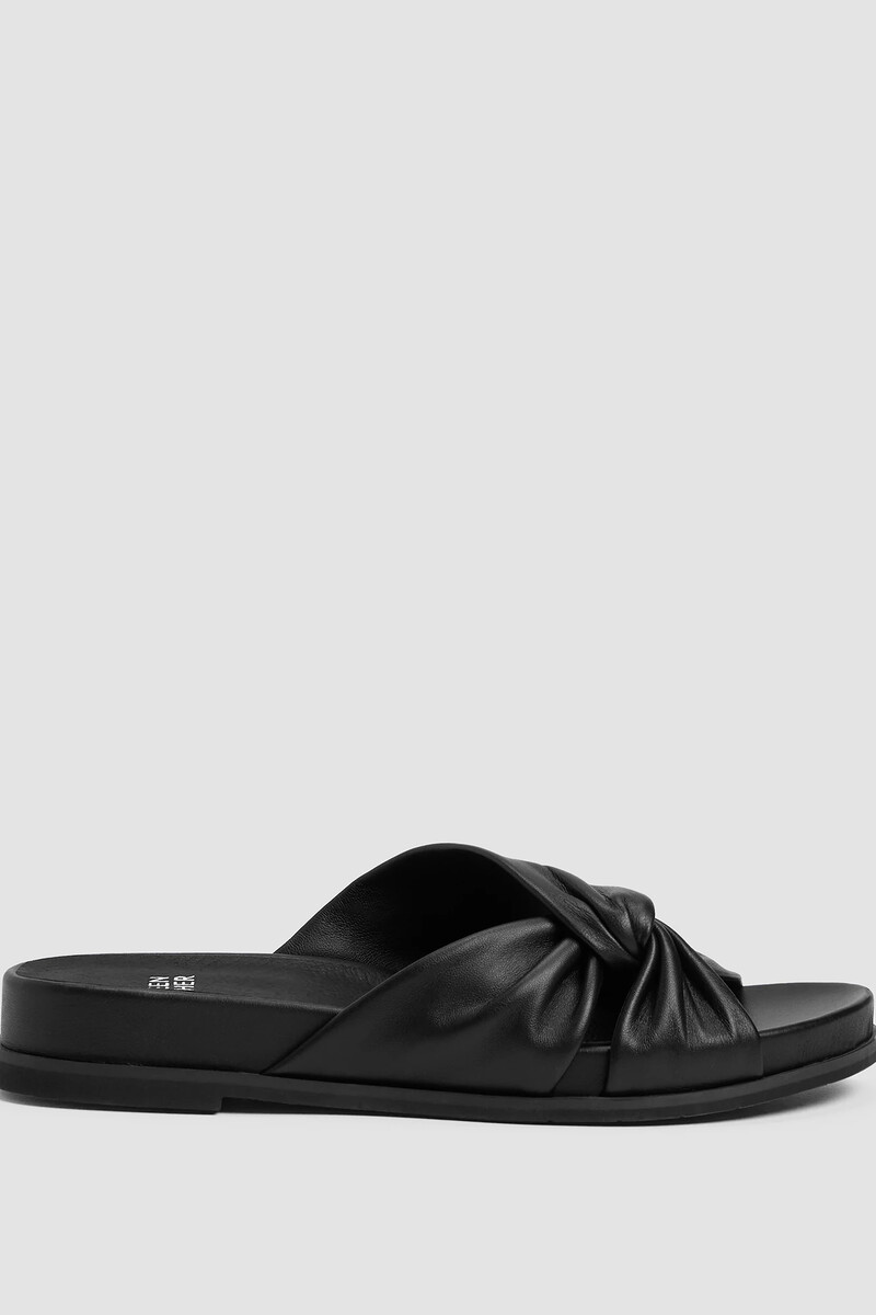Dello Nappa Leather Wedge Sandal Dello Nappa Leather Wedge Sandal