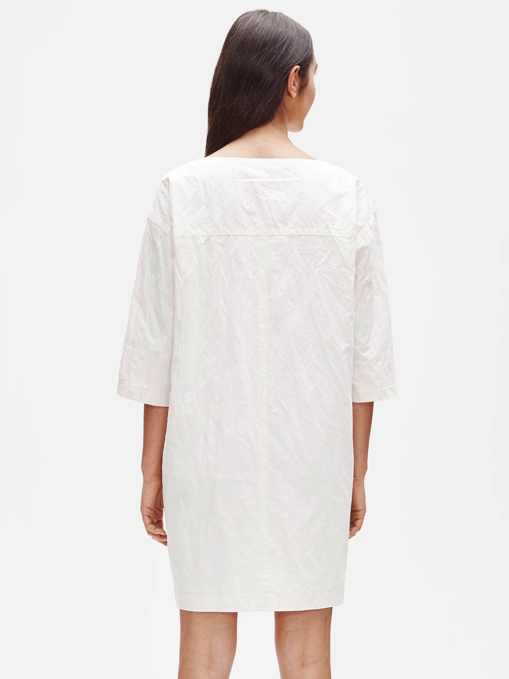 Organic Cotton Steel Shift Dress
