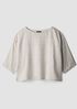 Dimensional Silk Jacquard Box-Top