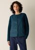 Eggshell Recycled Nylon Quilted Vest