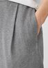 Heathered Organic Cotton High-Waisted Pant