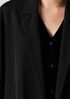 Silk Double Crepe Long Blazer
