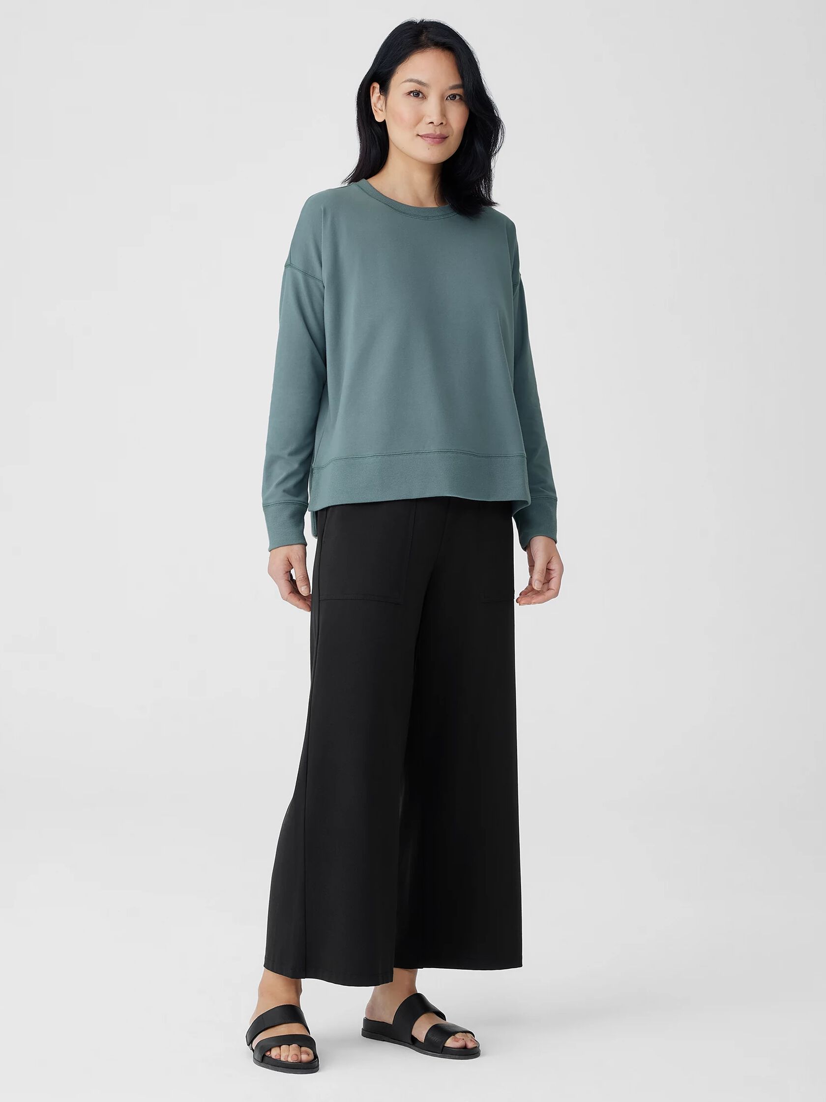 Pima Cotton Stretch Jersey Box-Top