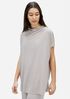 Stretch Silk Jersey Funnel Neck Tunic