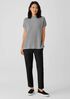 Peruvian Organic Cotton Blend Funnel Neck Top