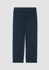Washable Stretch Crepe Straight Pant