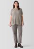 Merino Mock Neck Top in Regenerative Wool