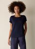 Organic Linen Jersey Crew Neck Tee
