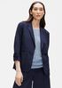 Organic Cotton Poplin Shaped Blazer