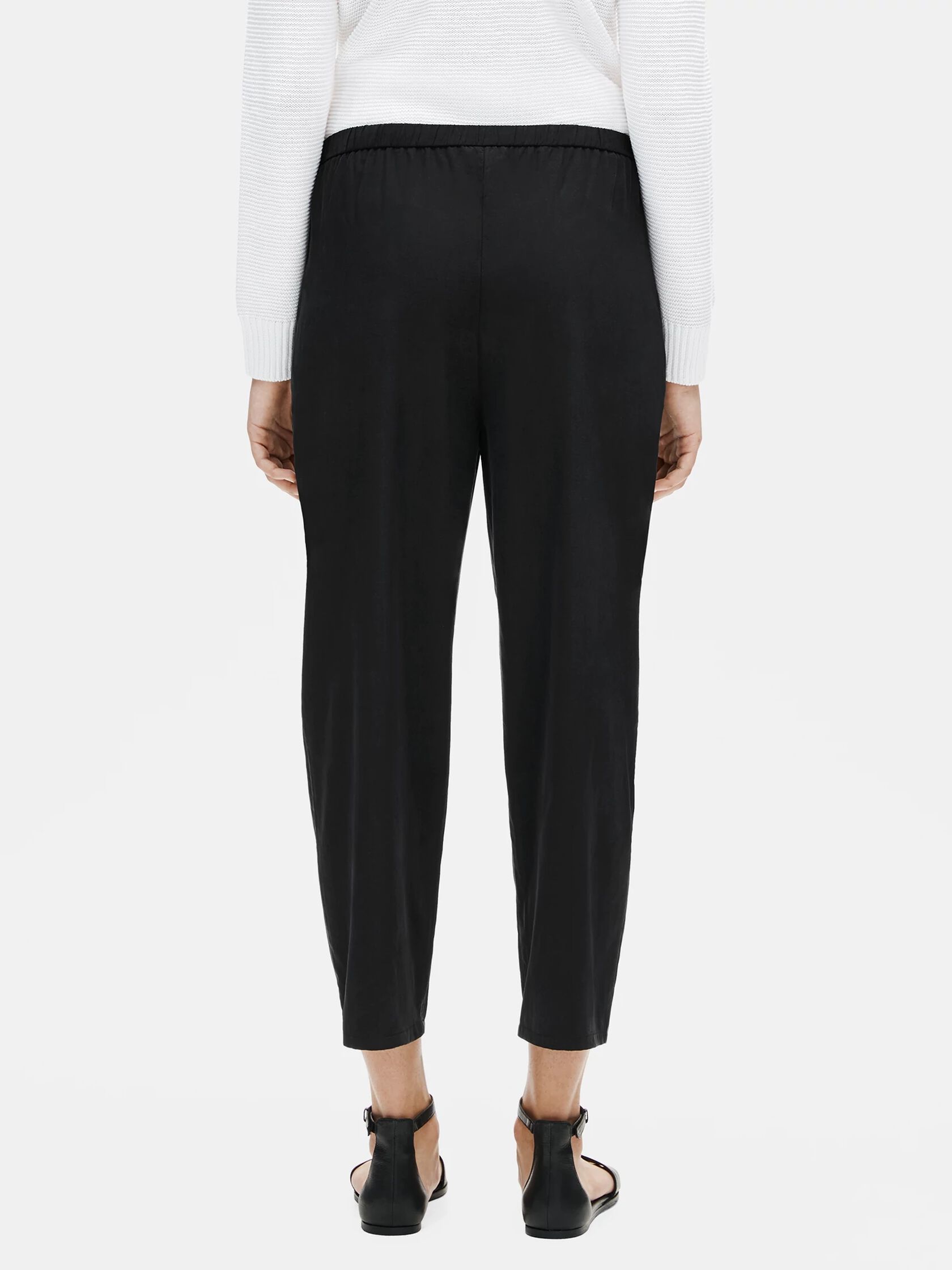 Sandwashed Tencel Slouchy Pant