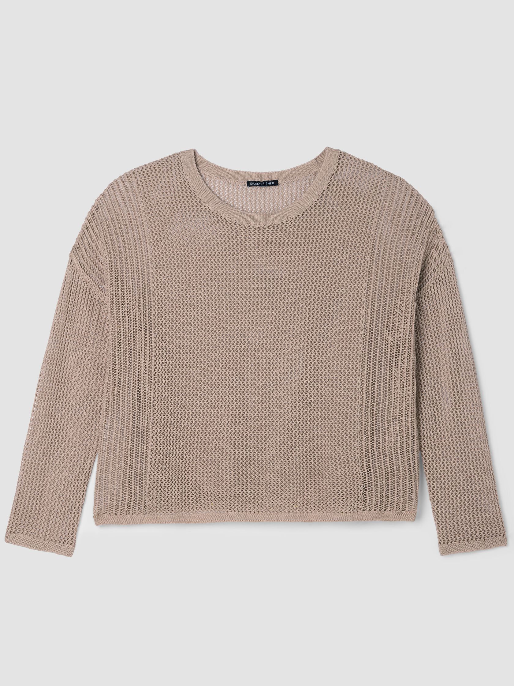 Organic Linen Cotton Cord Crew Neck Top