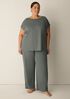 Organic Cotton Interlock Straight Sleep Pant