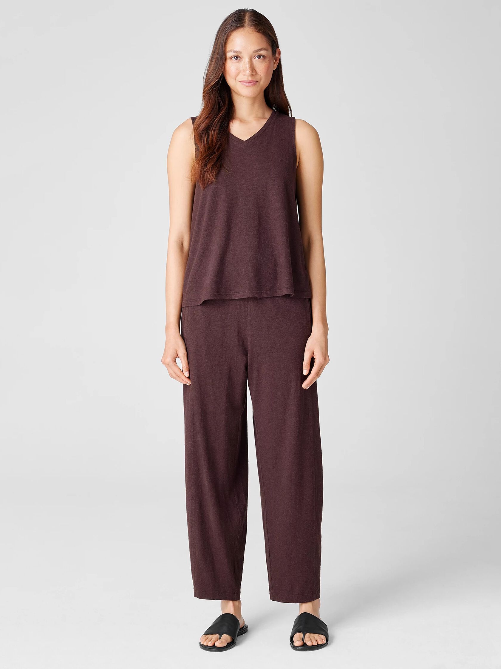 Hemp Organic Cotton Twist V-Neck Tank