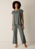 Organic Cotton Interlock Straight Sleep Pant