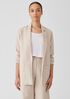 Organic Linen Long Blazer