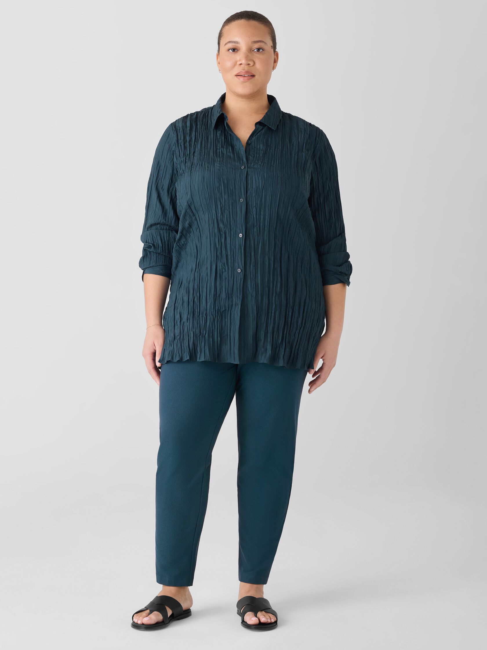 Washable Stretch Crepe Pant