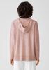 Organic Cotton Linen Slub Hooded Top