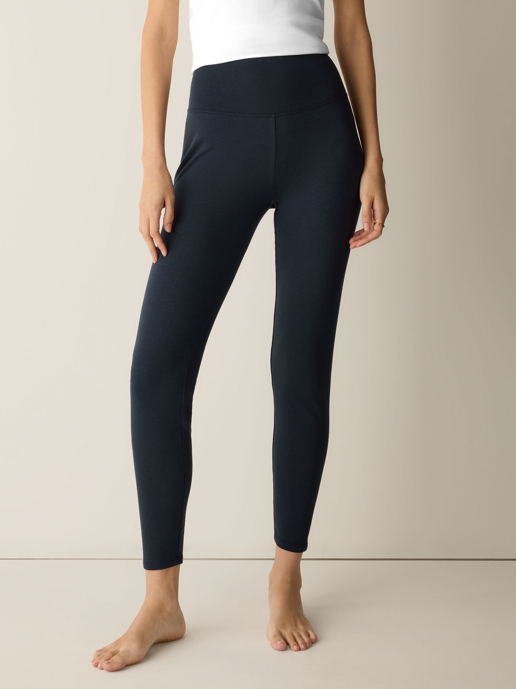 Cozy Brushed Terry Hug High-Waisted Leggings