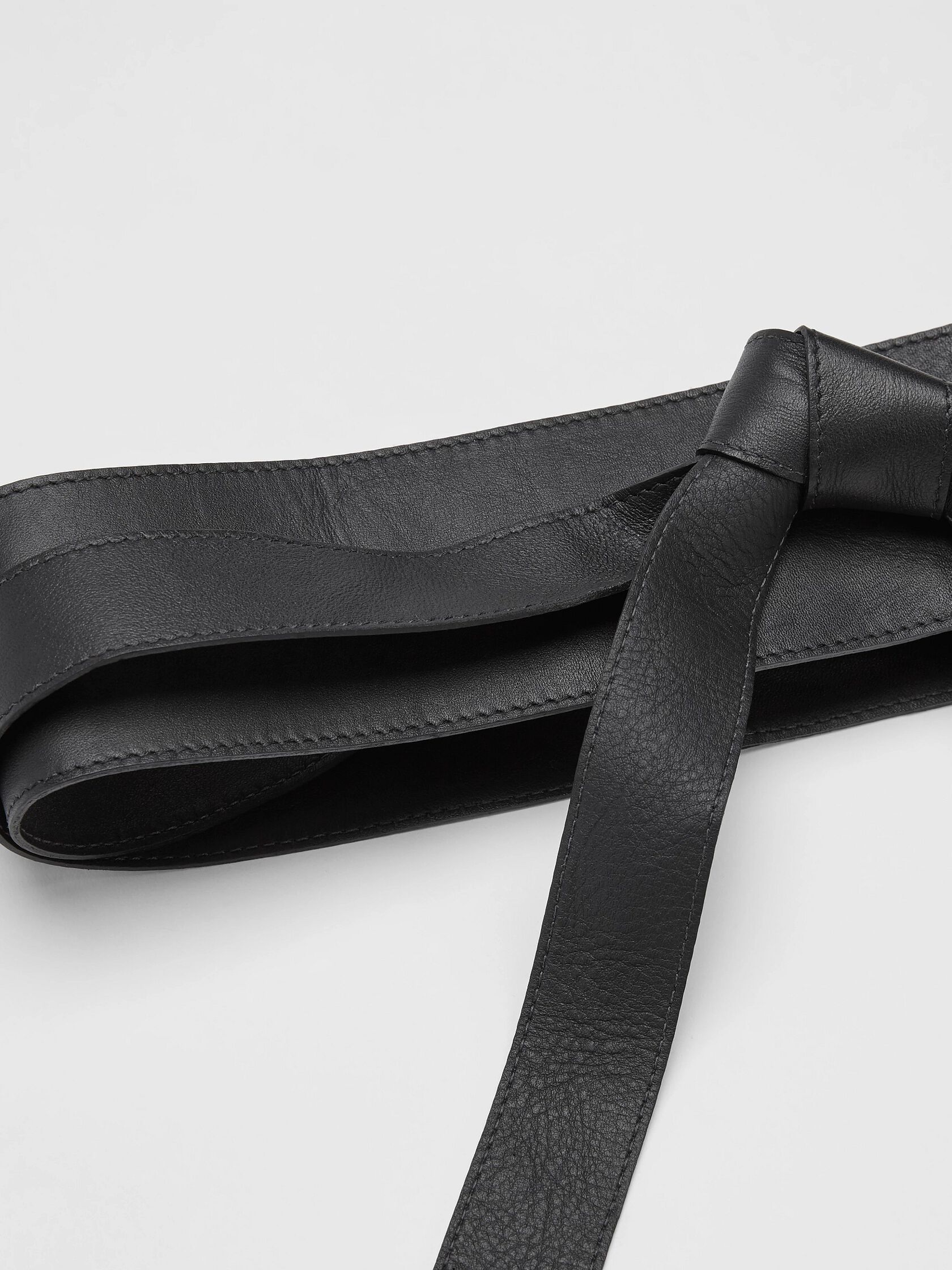 Buttery Leather Wrap Belt