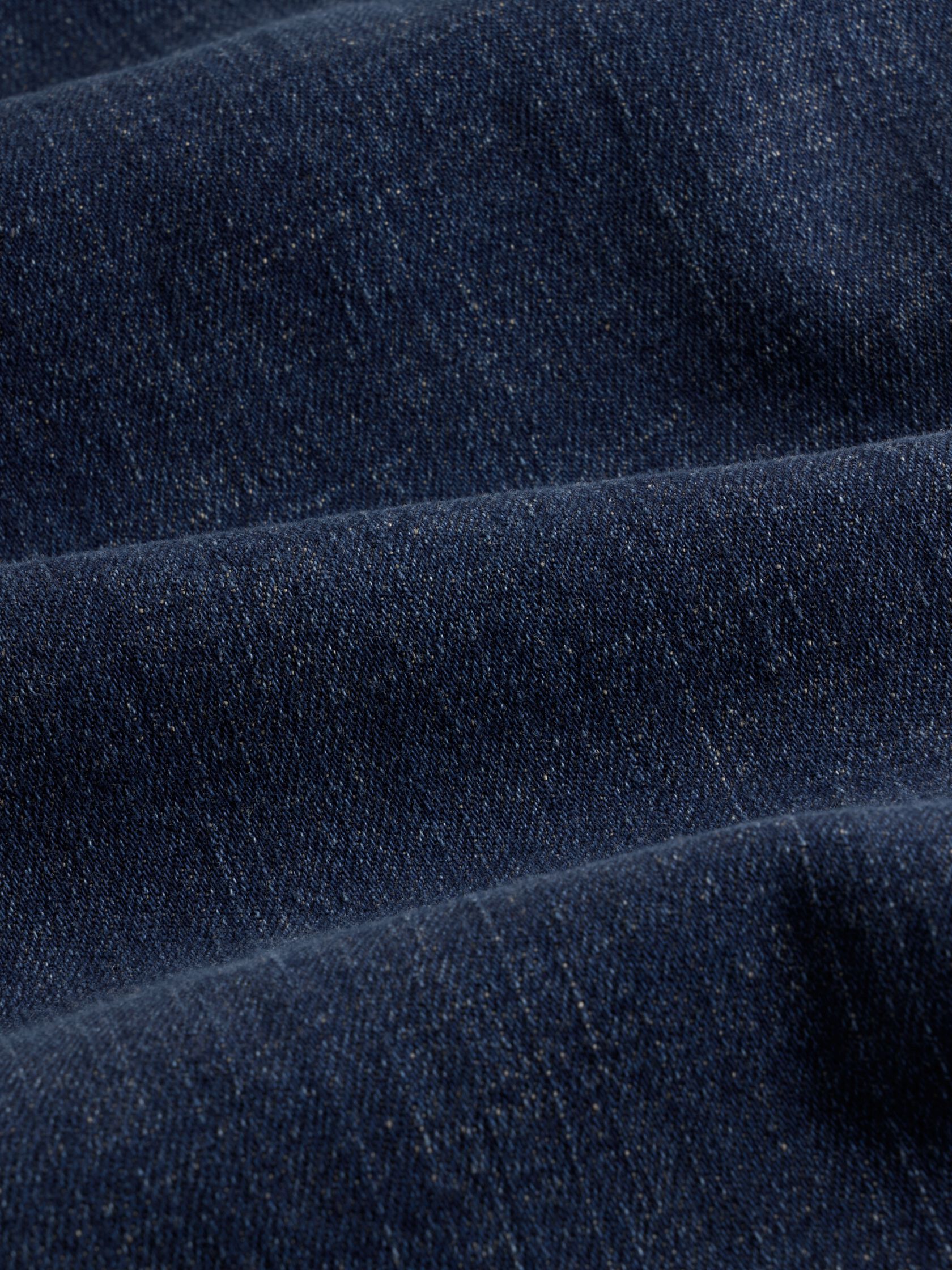 Cotton Stretch Denim Straight Jean