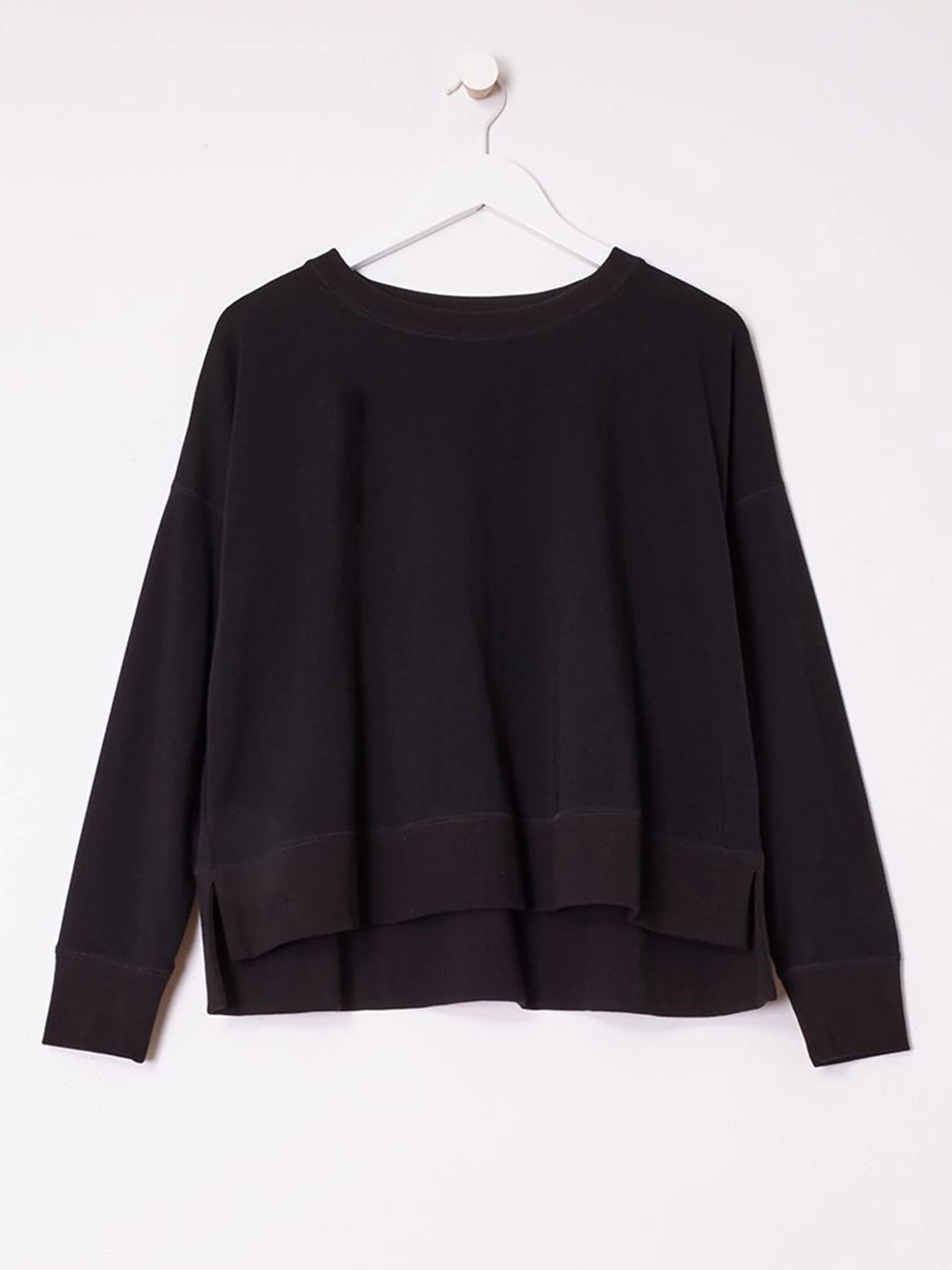 Traceable Organic Cotton Jersey Crew Neck Top EILEEN FISHER