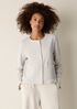 Washable Flex Ponte Round Neck Jacket