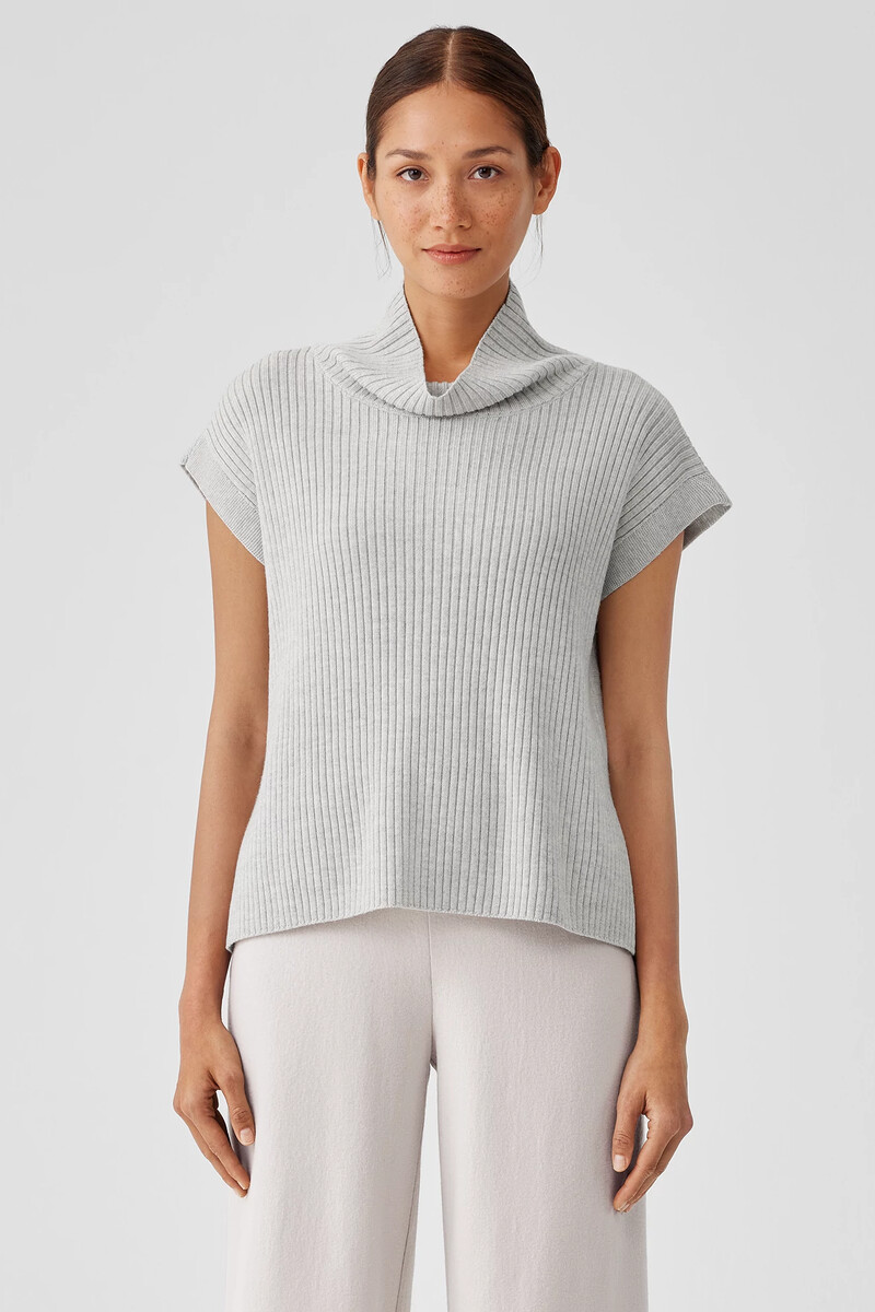 Merino Turtleneck Top in Regenerative Wool Merino Turtleneck Top in Regenerative Wool