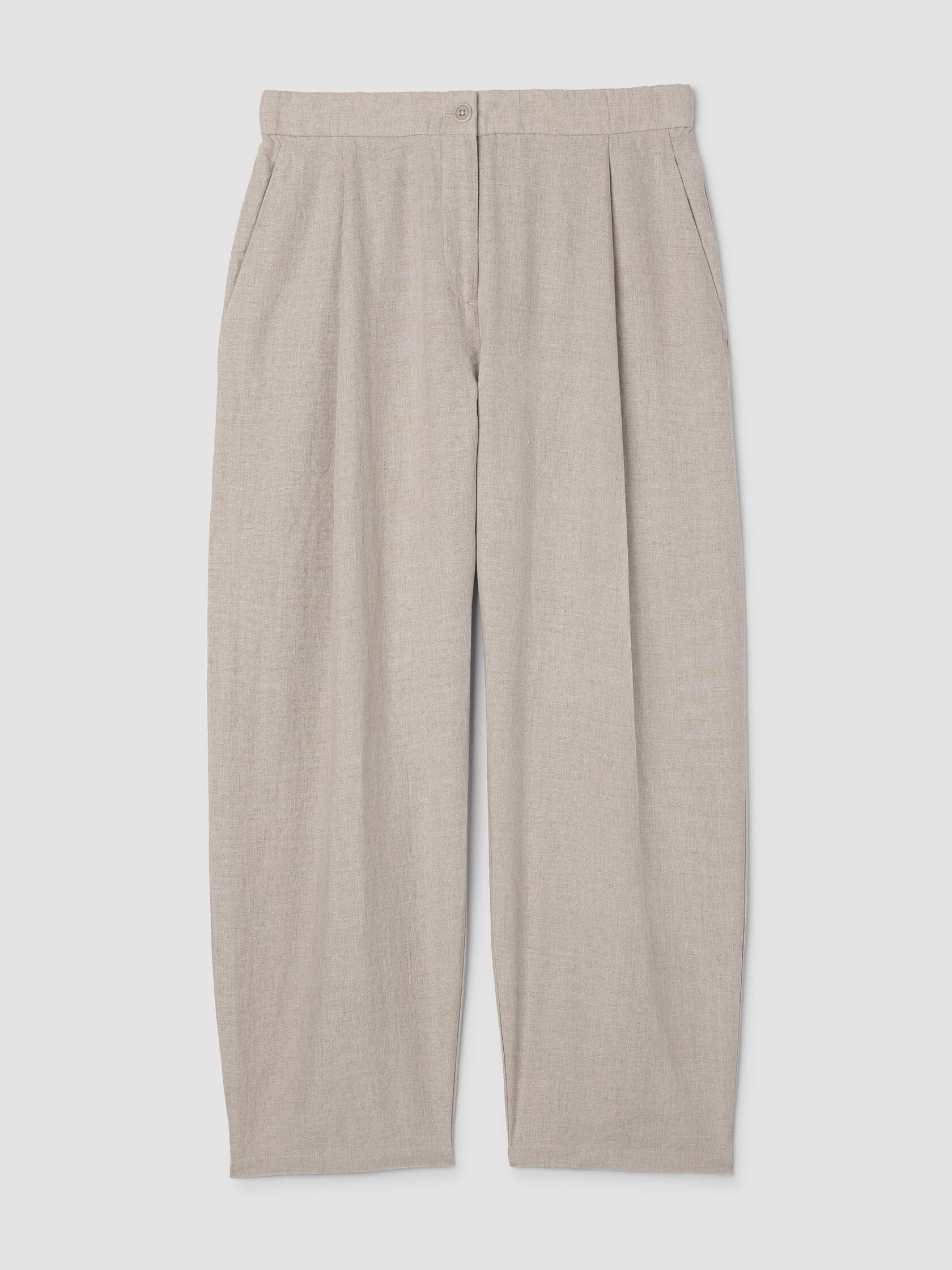 Organic Linen Curved Trouser
