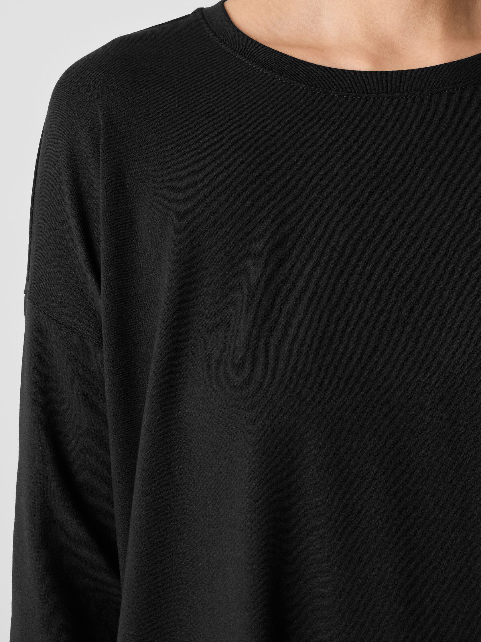 Fine Jersey Round Neck Top