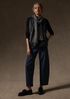Cotton Stretch Denim Arch Pant