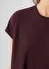Stretch Silk Jersey Square Top