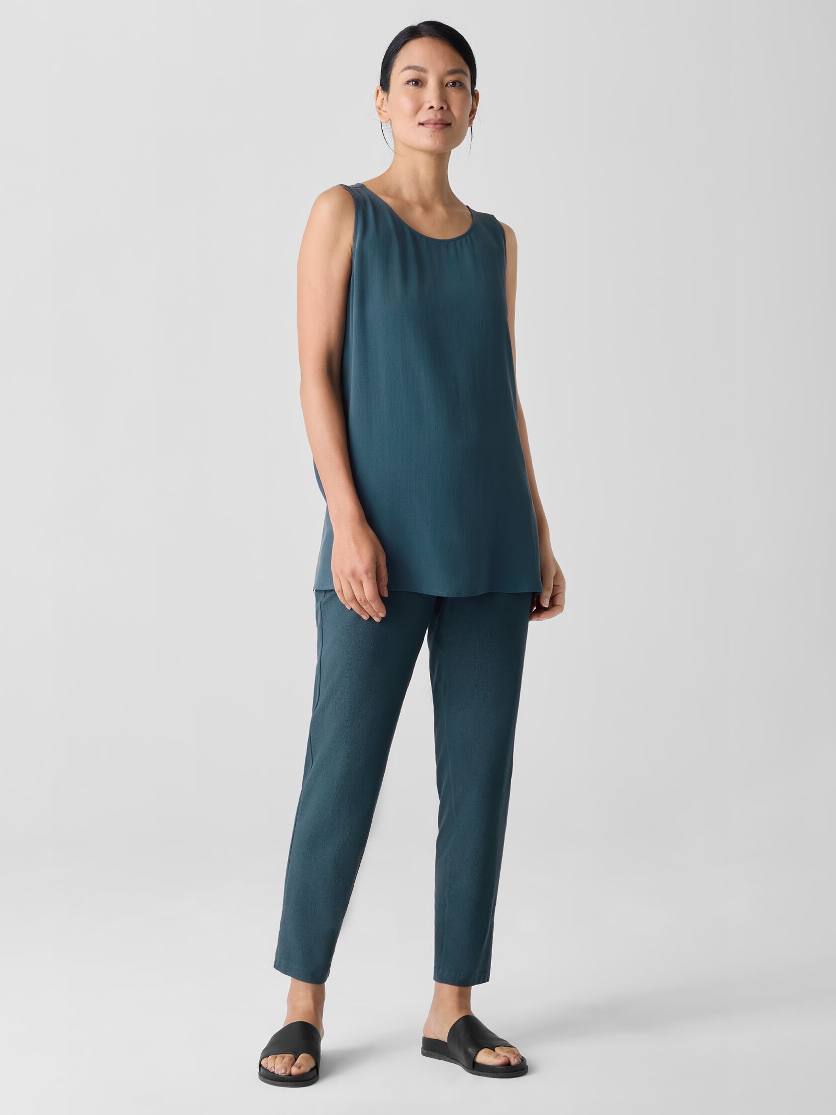 Washable Stretch Crepe Pant