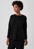 Organic Cotton Knit Twill Top