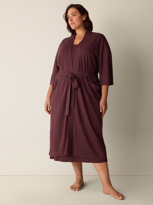 Organic Cotton Interlock Sleep Robe