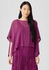 Sheer Silk Georgette Poncho