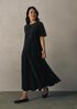 Silk Crepe de Chine Half-Circle Skirt