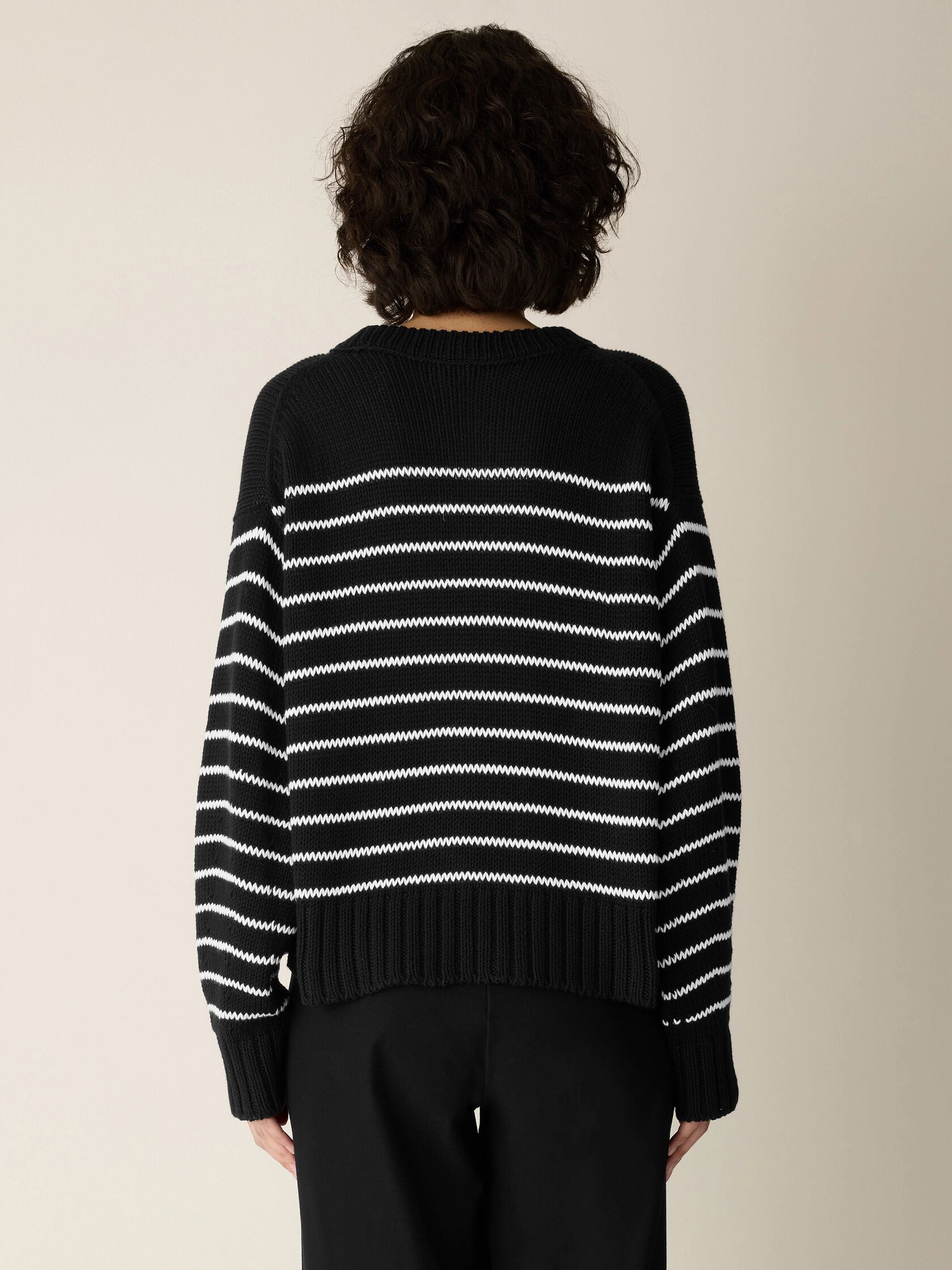 Peruvian Organic Cotton Cord Crew Neck Top