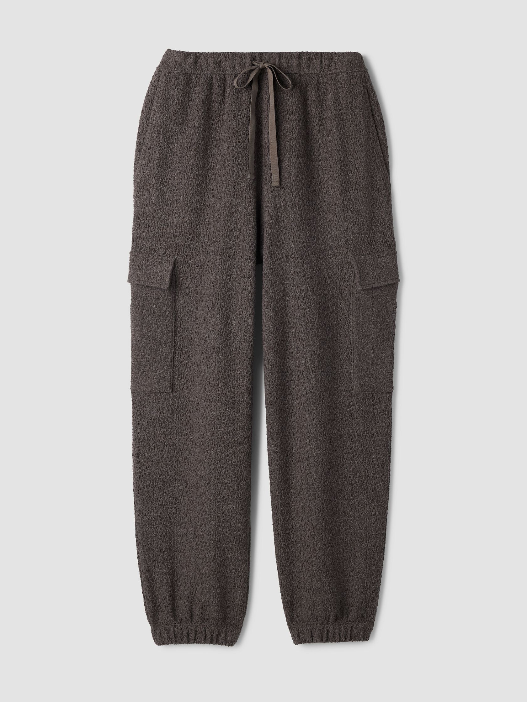 Organic Cotton Boucle Knit Jogger Pant
