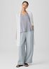 Garment Dyed Organic Linen Trouser Pant
