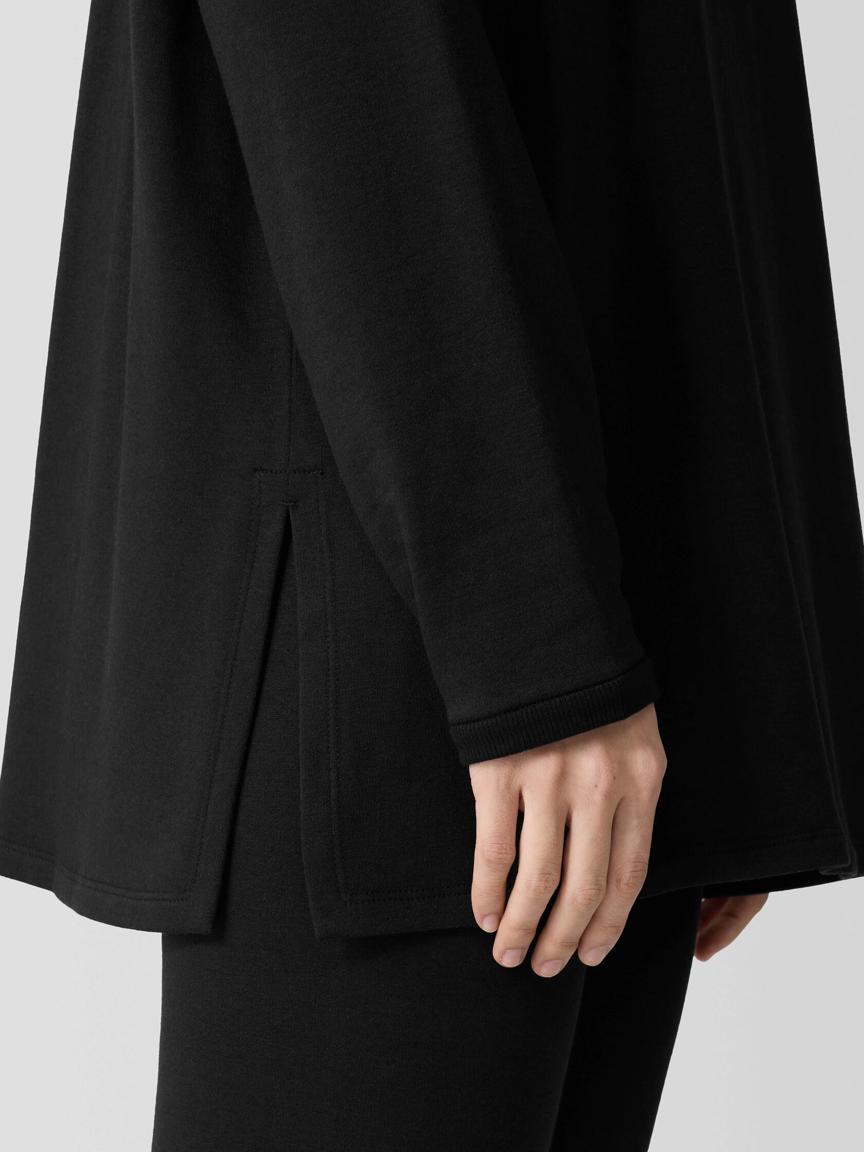 Cozy Brushed Terry Hug Long Box-Top