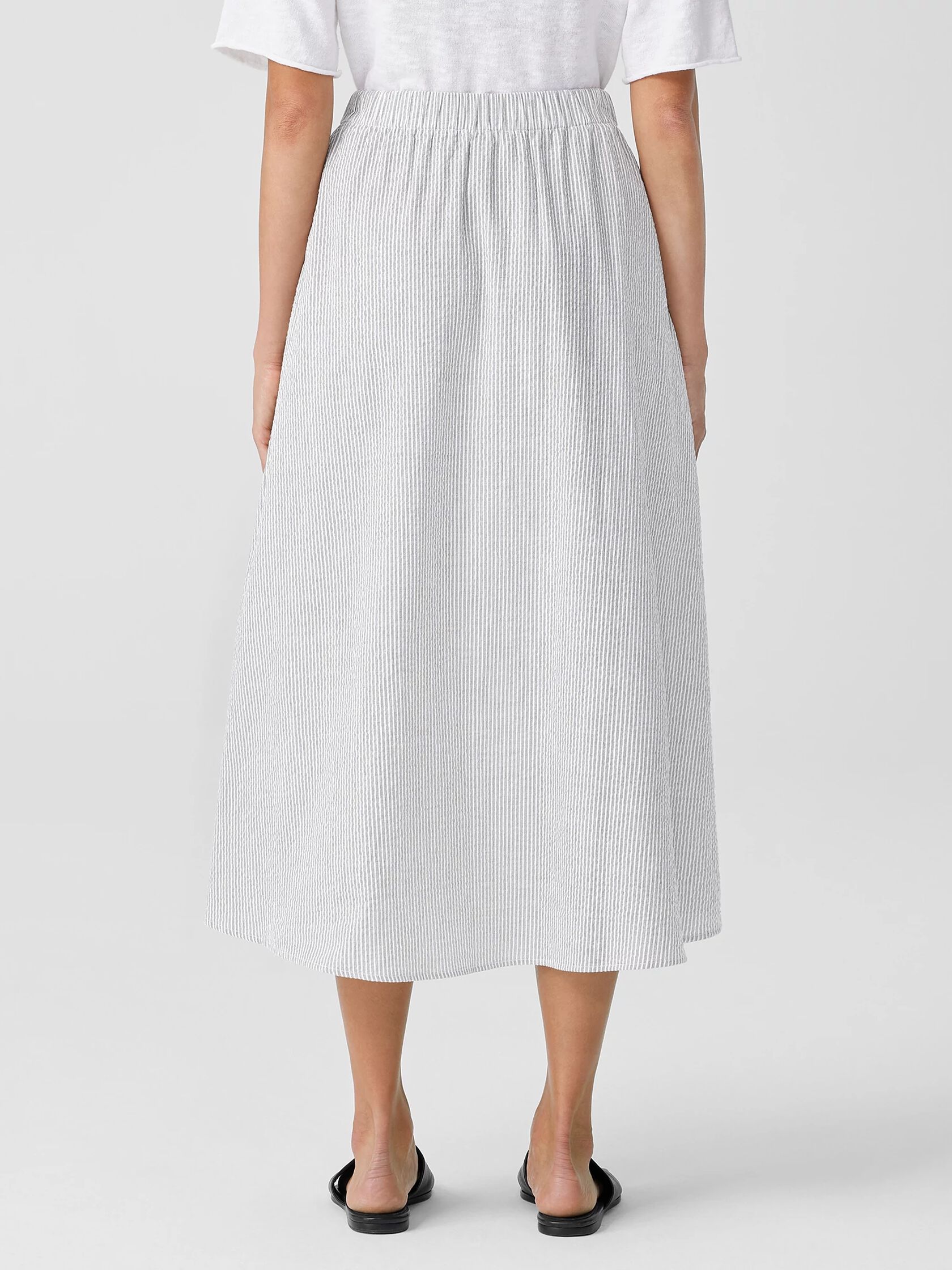 Organic Cotton Ripple Pocket Skirt