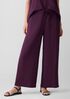 Organic Cotton Lofty Gauze Wide-Leg Pant