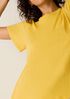 Organic Cotton Slubby Jersey Crew Neck Tee