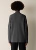 Cotton & Recycled Cashmere Half-Zip Top