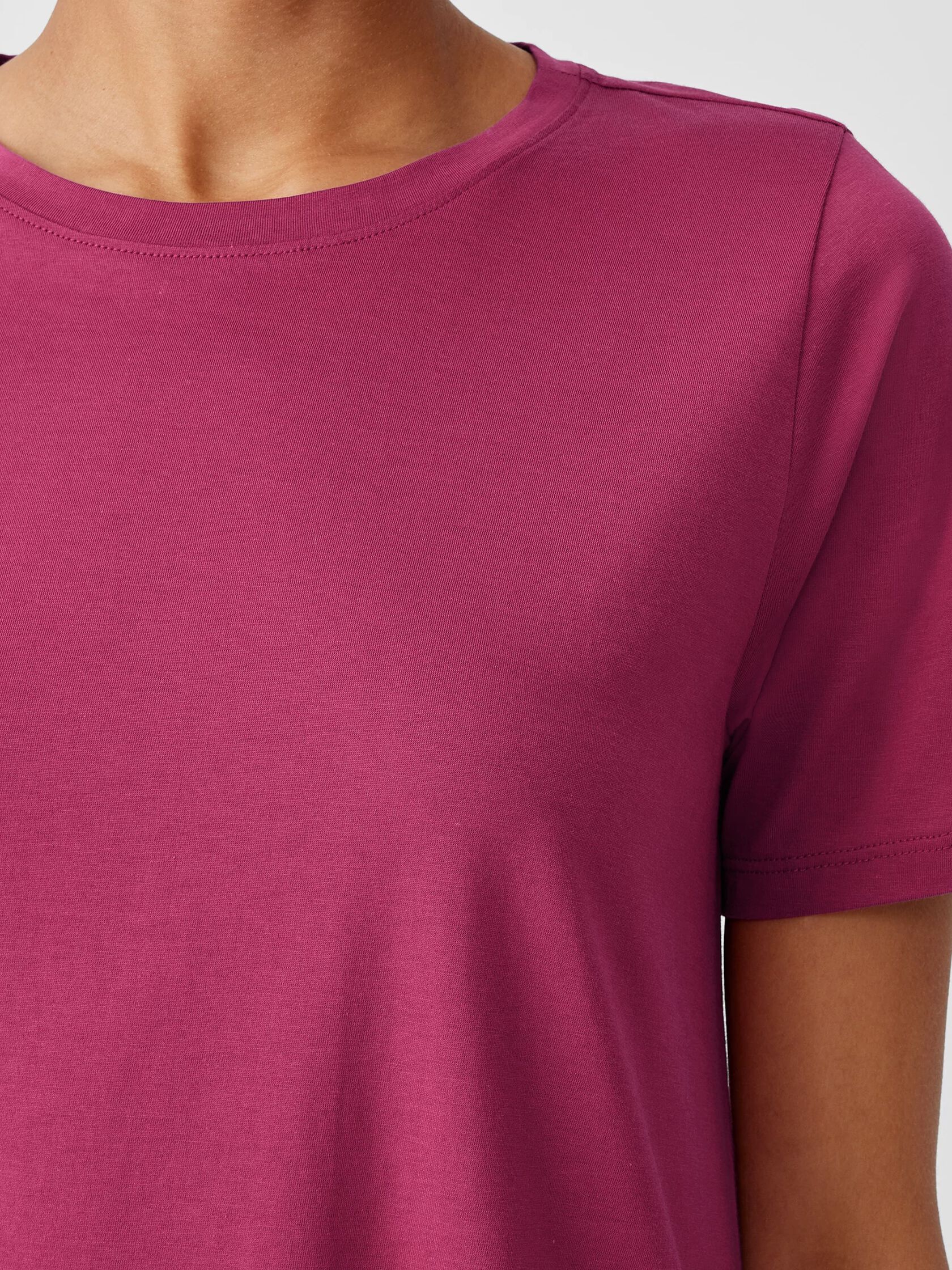 Organic Pima Cotton Jersey Round Neck Tee